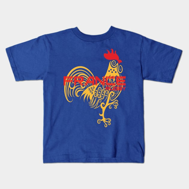 France Rugby Fan Memorabilia Kids T-Shirt by CGD